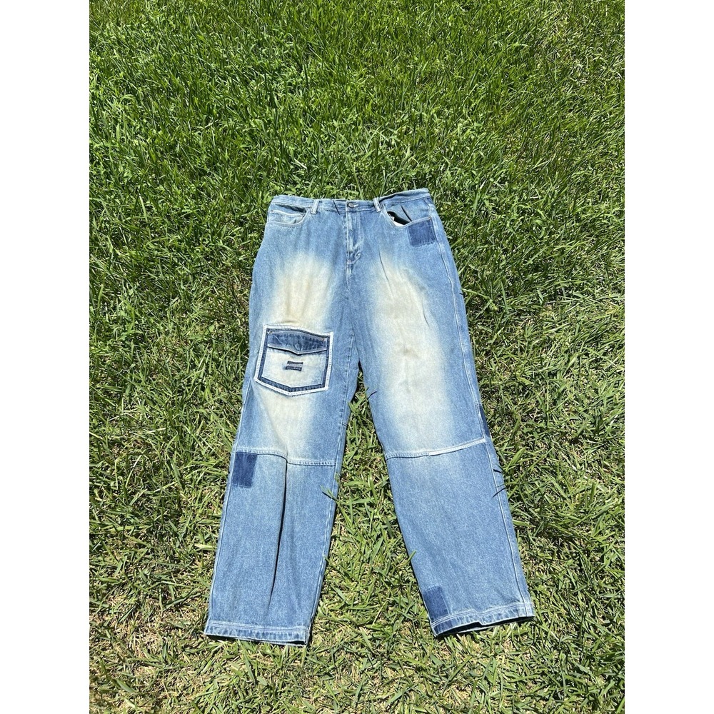 Vintage Enyce Jeans Mens 37x33 Baggy Straight Y2K Hip Hop Grunge Skater 90s